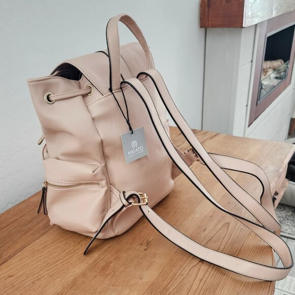 Migato Handbags - NWT Migato blush stylish fashion backpack